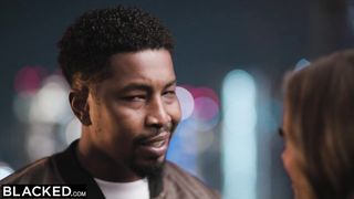 Wild brunette pounded by a producer with a BBC