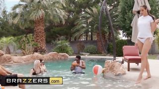 Desirable brunette screwed in the kitchen