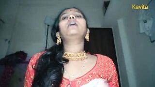 Saree Close up pulverize Indian couple