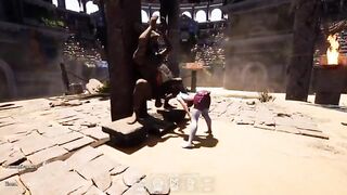 An ancient statue awakened and started to plumb Lara in an arena with 1,000 spectators.fury three DIMENSIONAL Manga Pornography Game