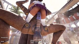 An ancient statue awakened and started to plumb Lara in an arena with 1,000 spectators.fury three DIMENSIONAL Manga Pornography Game