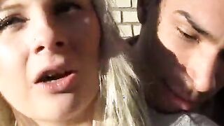 Teenager fury intercourse on the balcony