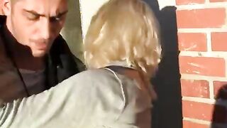 Teenager fury intercourse on the balcony